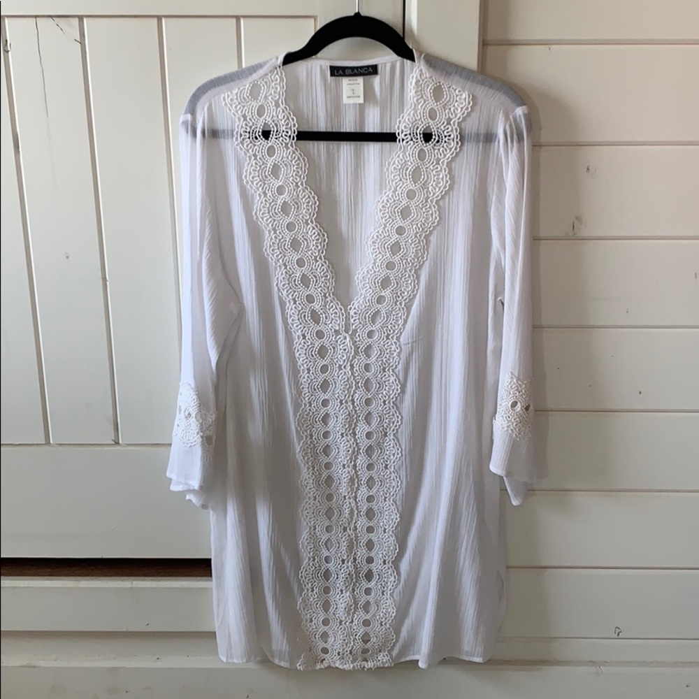 Sheer swimsuit cover